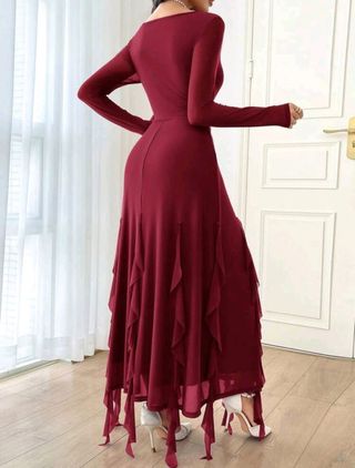 Vestido rojo elegante