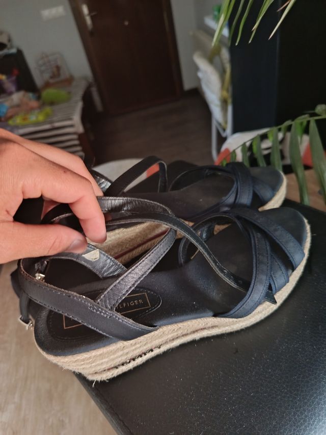 Cuñas Tommy Hilfiger azules