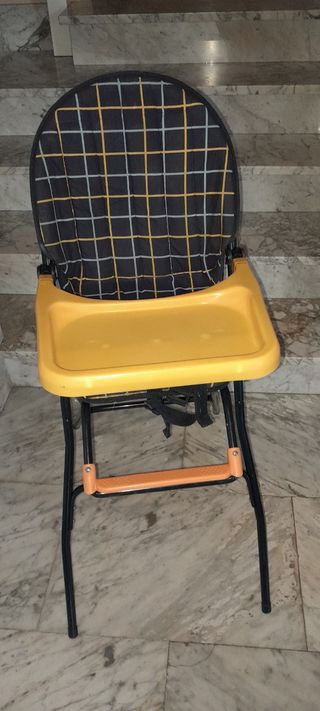 Silla trona plegable infantil