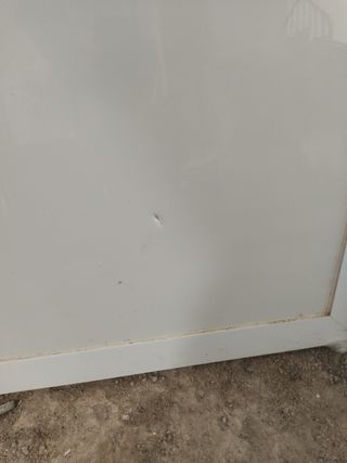 Puerta blanca aluminio 