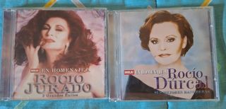 CDs Rocío Jurado & Rocío Dúrcal