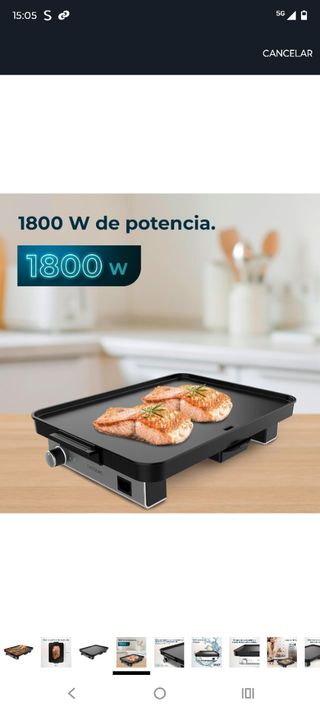 Plancha de asar 

Cecotec: 40x30cm