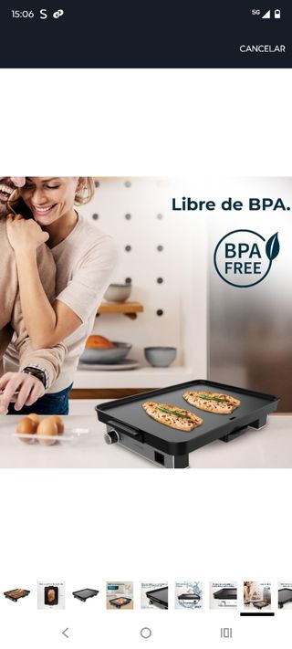 Plancha de asar 

Cecotec: 40x30cm
