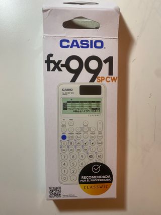 Calculadora Casio fx-991SP CW con tapa