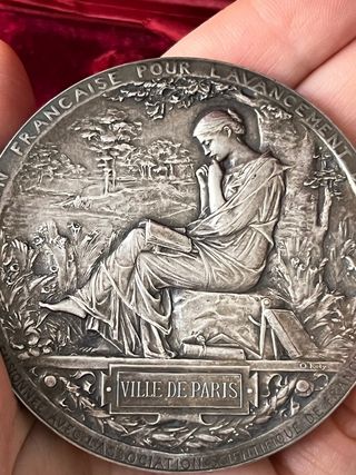 Medalla de bronce 1872 AFAS