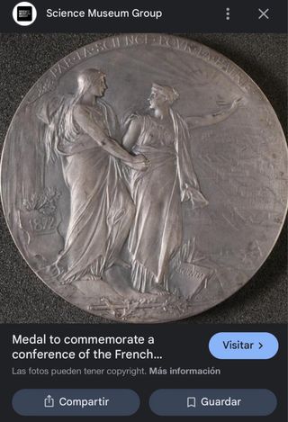 Medalla de bronce 1872 AFAS