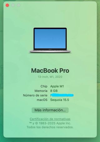 MacBook Pro 13” – Chip M1 – 8GB/256GB – En su caja