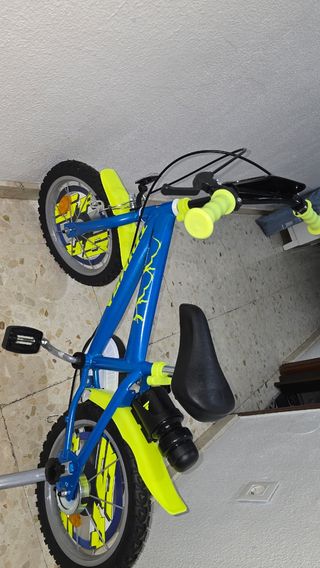 Bicicleta niño 14" azul