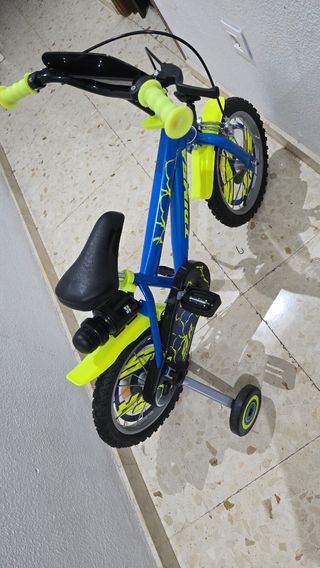 Bicicleta niño 14" azul