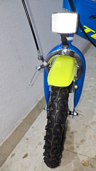 Bicicleta niño 14" azul