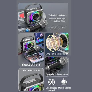 Altavoz inalámbrico GreenLyca con micrófono