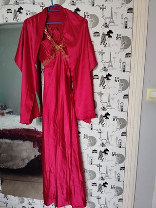 Vestido fiesta rojo