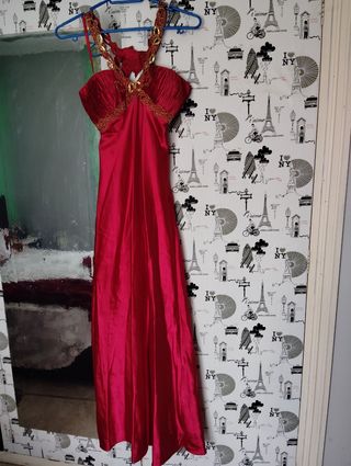 Vestido fiesta rojo