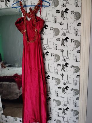 Vestido fiesta rojo