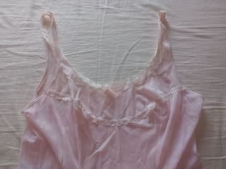 Sottoveste rosa vintage La Castellana, taglia L