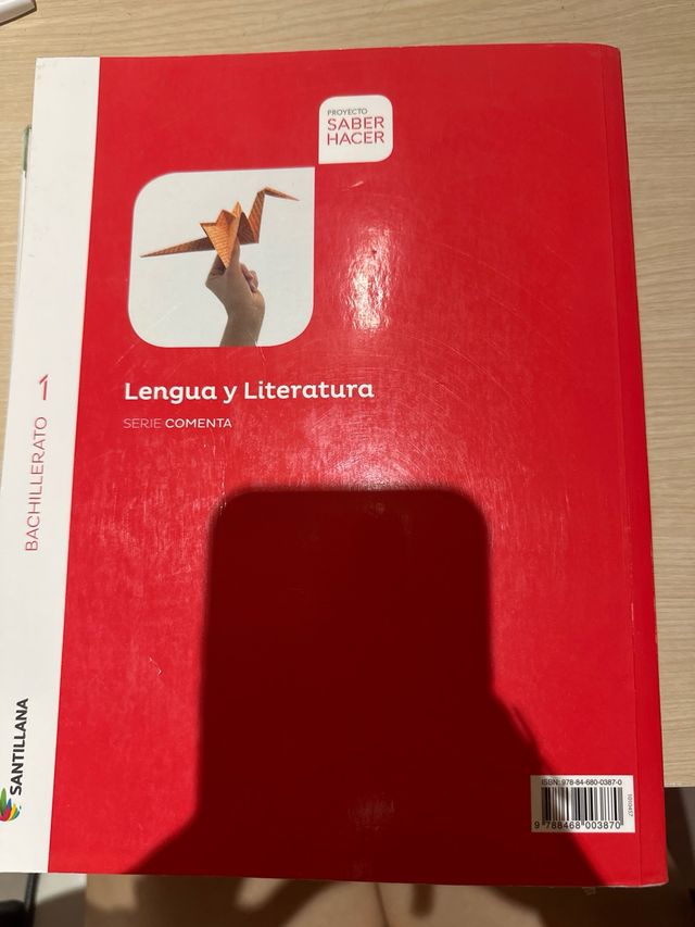 LIBRO LENGUA Y LITERATURA 1 BACHILLERATO SANTILLAN