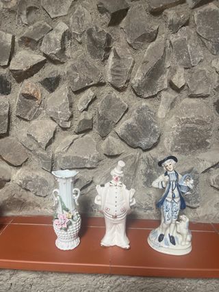 3 figuras porcelana vintage