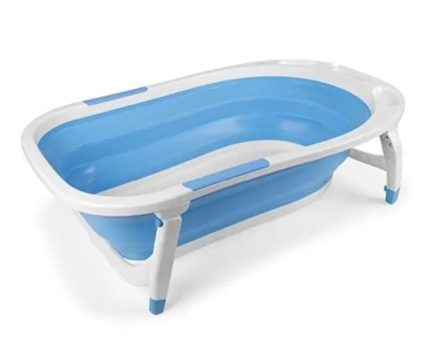 Bañera bebé plegable azul marca Interbaby