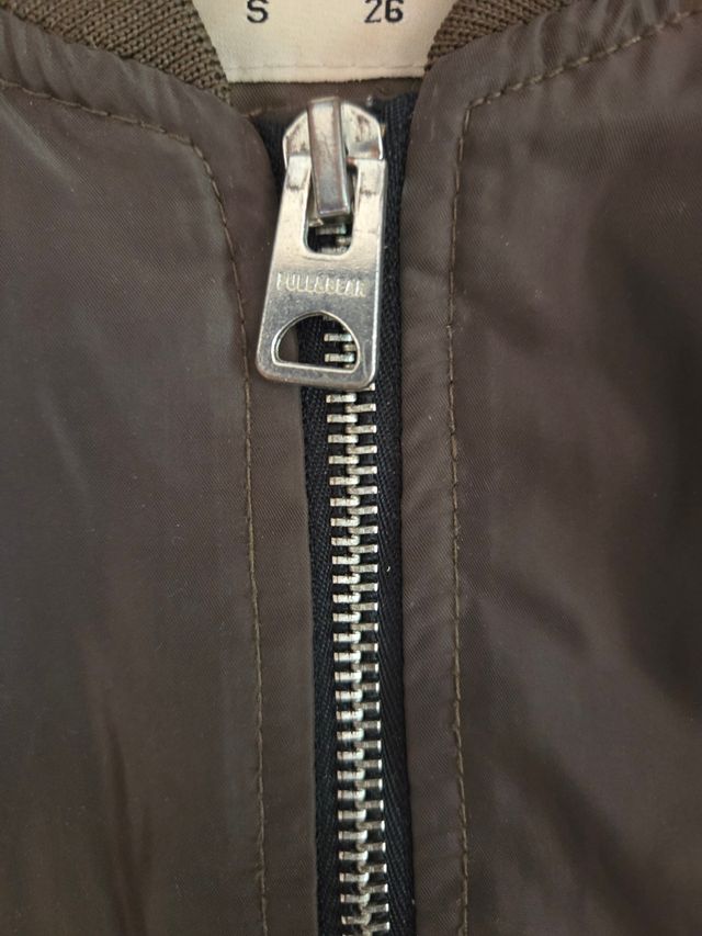 Chaqueta bomber verde caqui, talla S