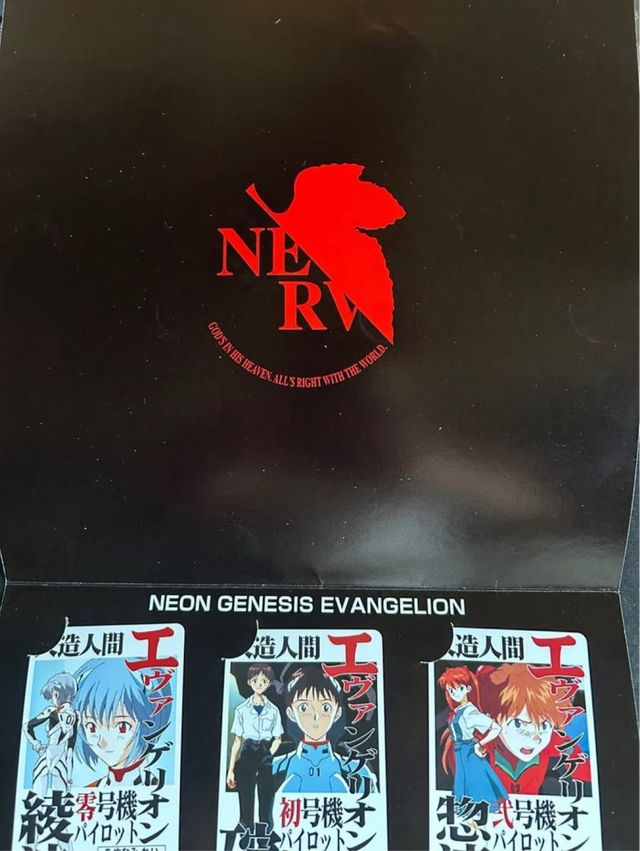 Neon Genesis Evangelion telephone cards 1997