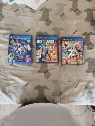 3x Just Dance PS4 (2017, 2021, 2022)