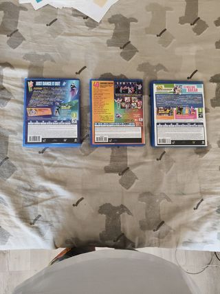 3x Just Dance PS4 (2017, 2021, 2022)