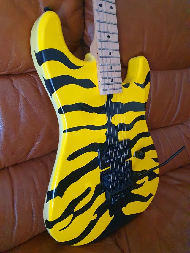 LTD Yellow Tiger Signature George Lynch guitarra!