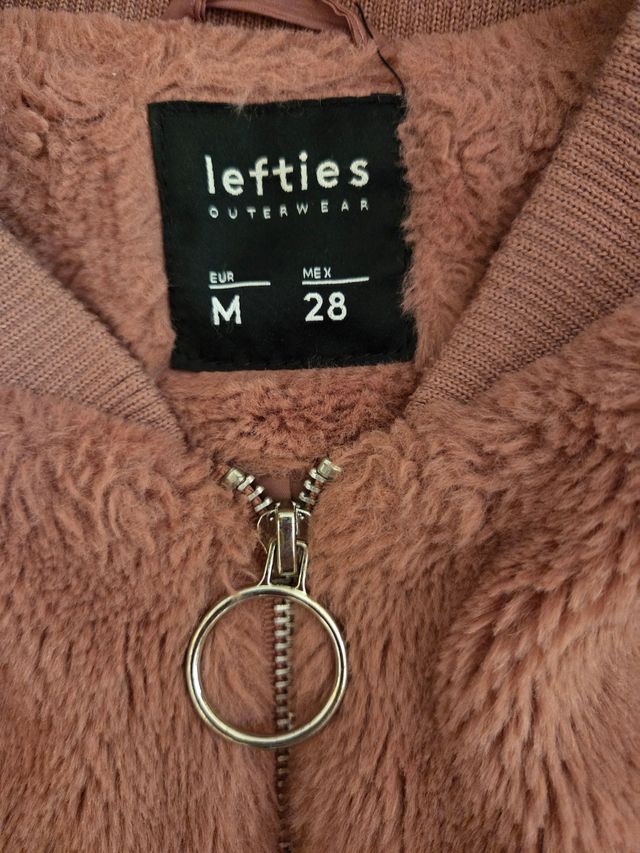 Chaqueta bomber Lefties rosa oscuro- M