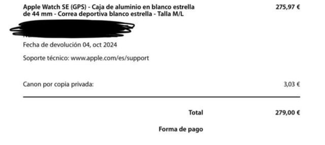 Apple Watch SE 44mm -  BLANCO ESTRELLA