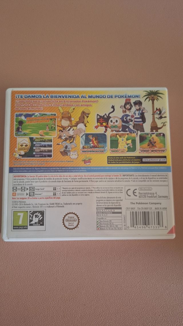 Pokémon Sol - Nintendo 3DS
