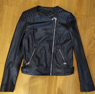 Cazadora Massimo Dutti negra