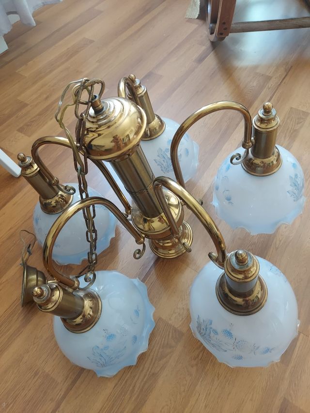 Lampadario 5 luci stile classico