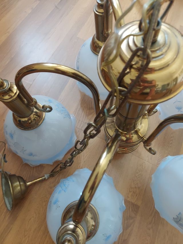 Lampadario 5 luci stile classico