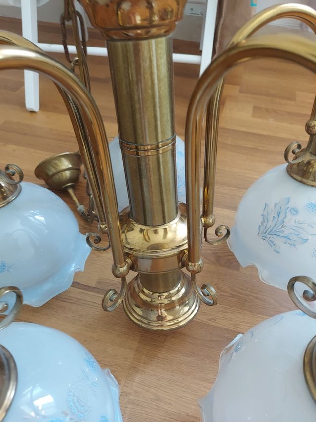 Lampadario 5 luci stile classico