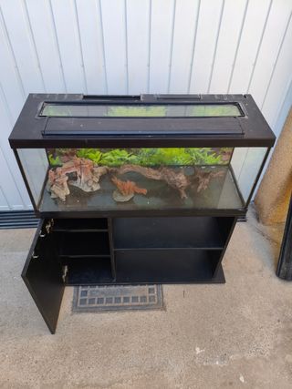 Aquar. 100L + mueble
