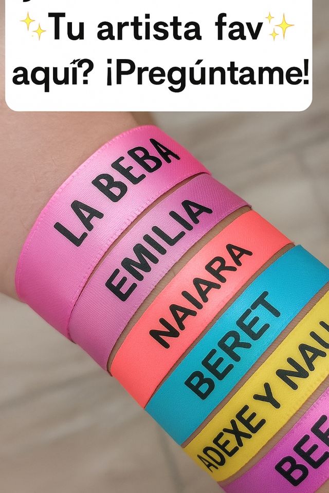 PULSERAS (BEÉLE, EMILIA, NAIARA, ENTRE OTROS.)