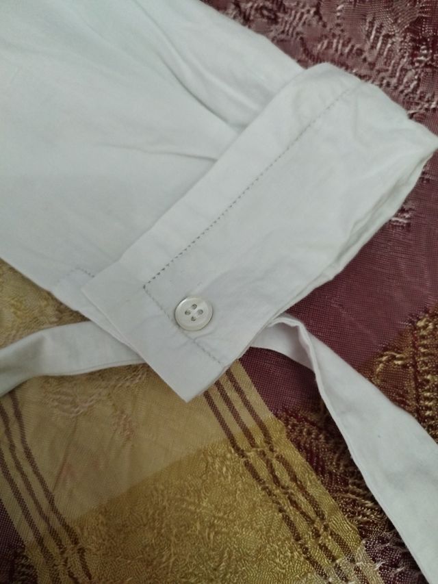 Camisa antigua algodón blanco