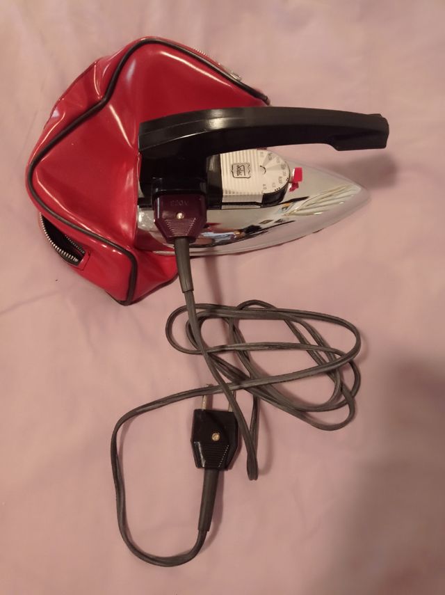 Plancha viaje Solac vintage