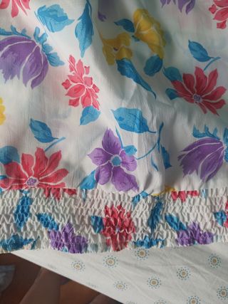 Blusa floral vintage