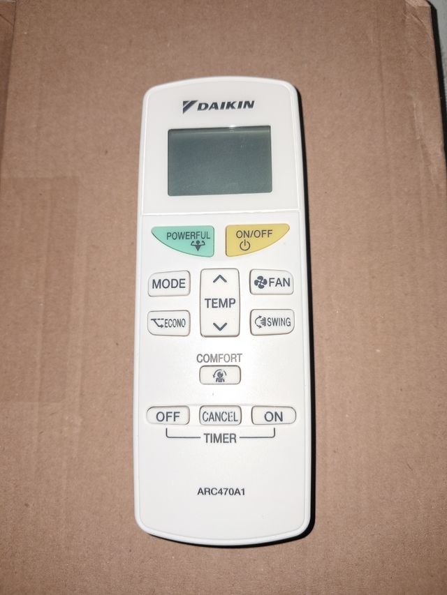Mando Aire Acondicionado Daikin