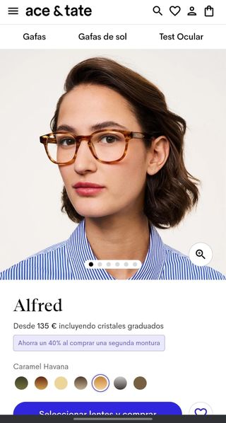 Gafas vista - Caramel havana bio MARCA: Ace&Tate