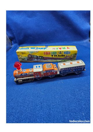 MARAVILLOSO TRENECITO DE HOJALATA VINTAGE