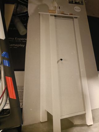 Armario baño blanco - Madera Nuevo, 118x0,35x0,40