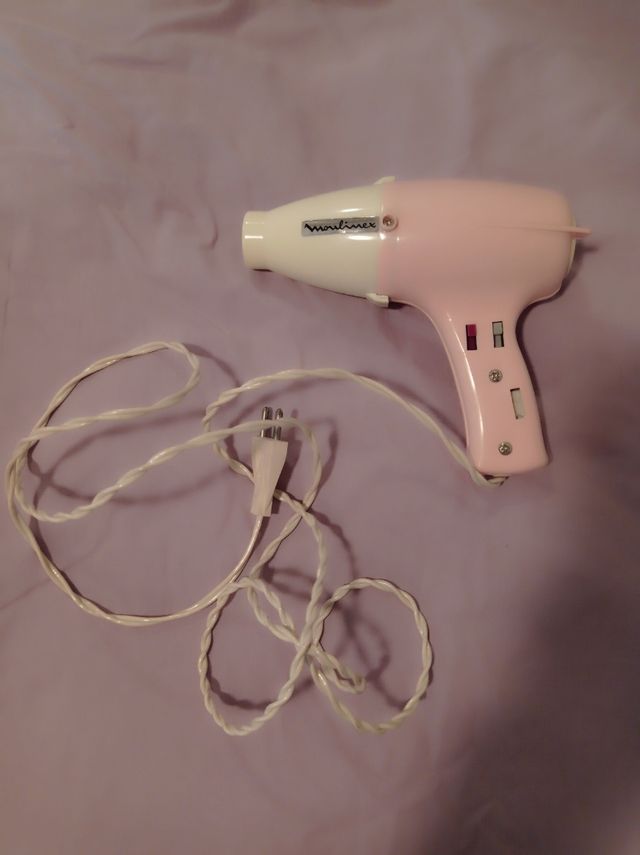 Secador Moulinex vintage rosa
