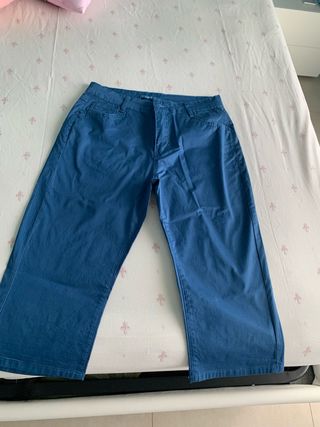 Pantaloni 3/4 Miss Good blu