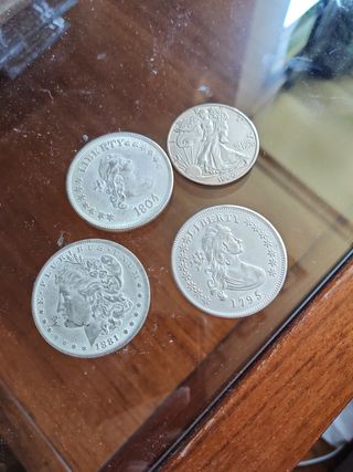 Monedas Plata EEUU - dólares