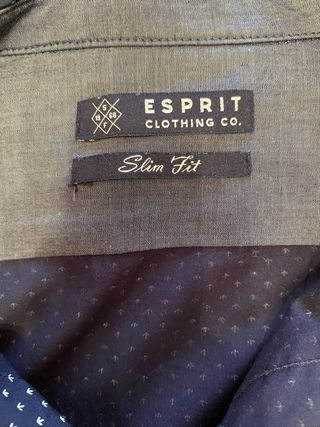 Camisa Esprit azul - Talla L