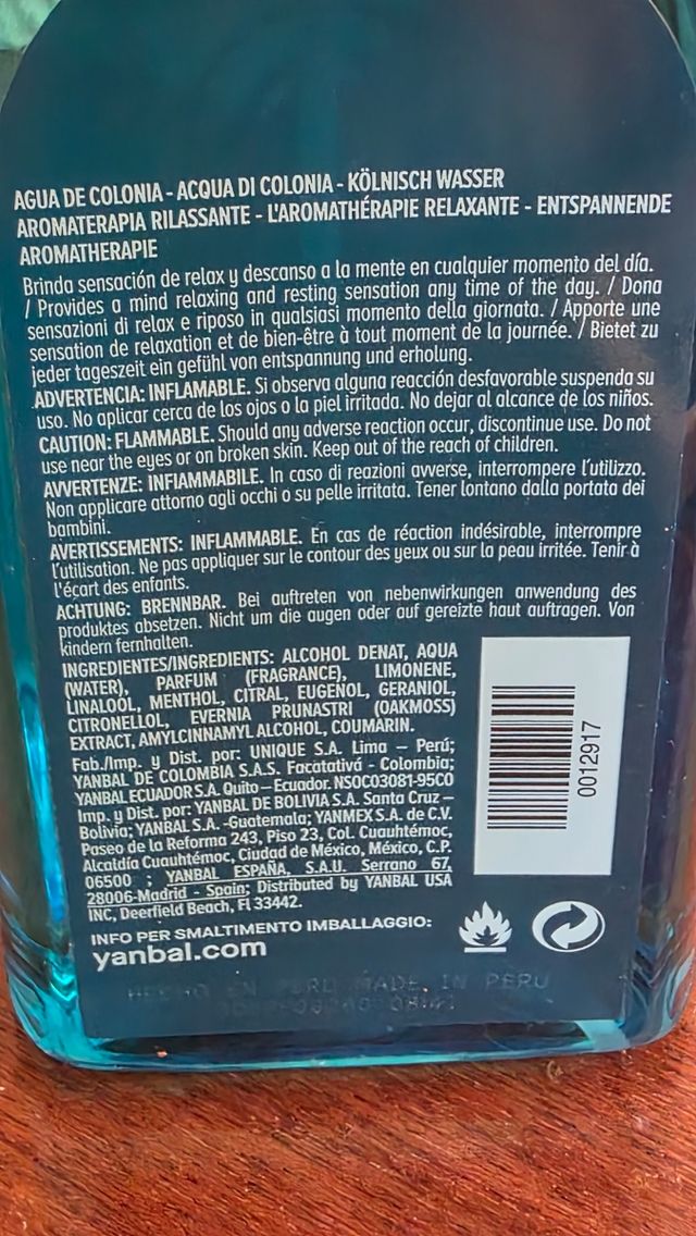 Colonia Lavanda Yanbal - Aromaterapia Relax