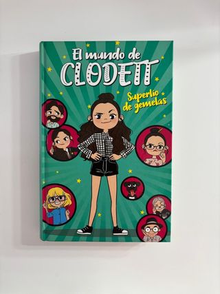 Primeros cinco libros de El mundo de Clodett. 