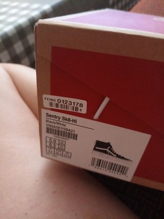 Vans Sentry Sk8-Hi - 36.5 - Blancas/Negras